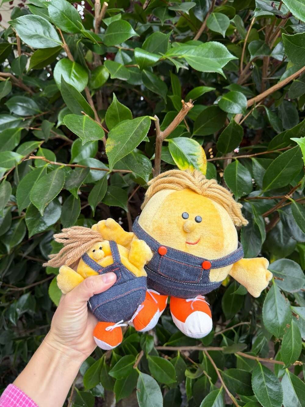 Vintage Avon Somersaults Pals Charley Barley Plush Doll Set of 2
